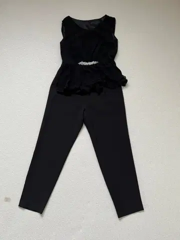 블랙 프릴 셋업