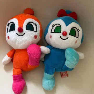 호빵맨 봉제 인형 2체 세트