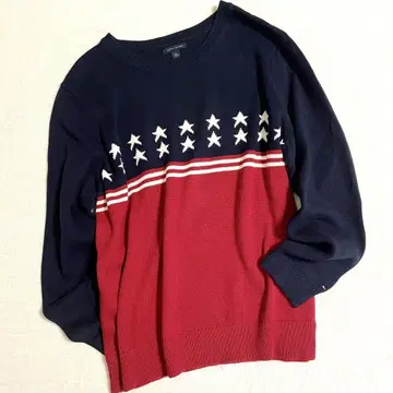 새상품급 [타미힐피거] 코튼 크루넥 스웨터 XXL