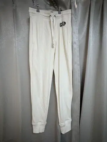 GAP 화이트 조거 팬츠 스웨트 팬츠