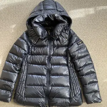 TATRAS 후드 부착 다운 자켓 네이비