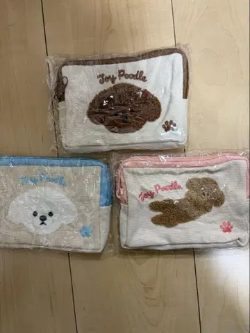 복슬복슬 토이푸들 사가라 파우치 B, C, F (시크릿) 사가라 파우치