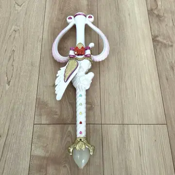 프리큐어 지팡이 화이트 핑크