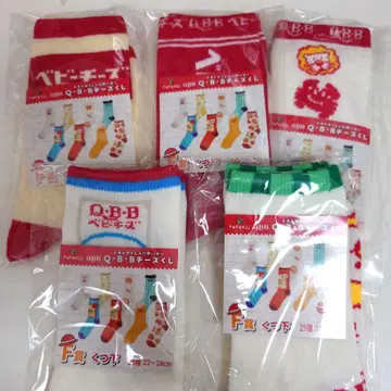 [ 낱개 판매 가능 ] QBB 치즈 복권 F상 양말 사이즈 22~24cm