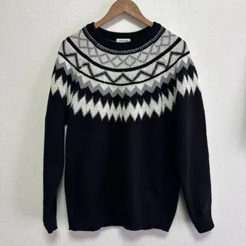 NATURAL STORY 노르딕 무늬 스웨터