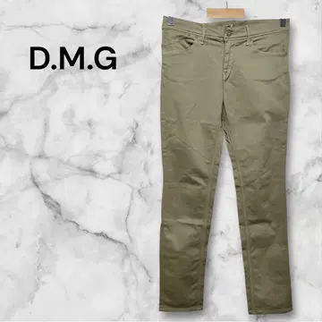 DMG 치노 팬츠 스키니 실루엣 스트레치 버튼 지퍼 M