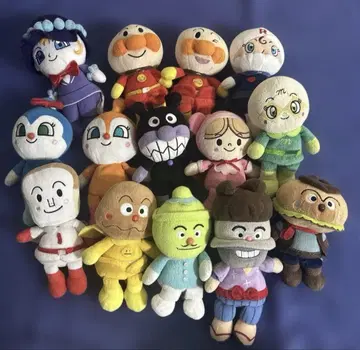 호빵맨 봉제 인형 14체