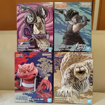 나루토 피규어 묶음 판매 오로치마루, 모모치 자부자, 슈카쿠, 가마분타