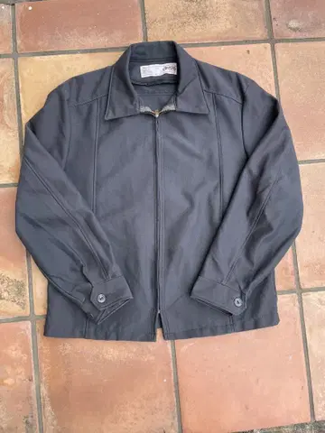 80s~90s USA제 CINTAS 워크 자켓 빅 옷깃