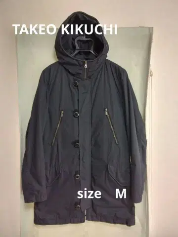 [ TAKEO KIKUCHI ] 네이비 모즈 코트 M 사이즈