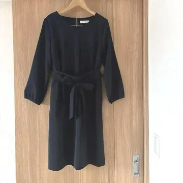 any SiS 네이비 긴팔 원피스