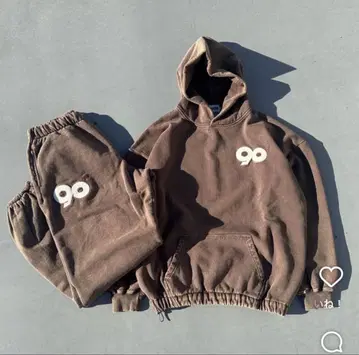 9090s_ Logo vintage Ballon Hoodie