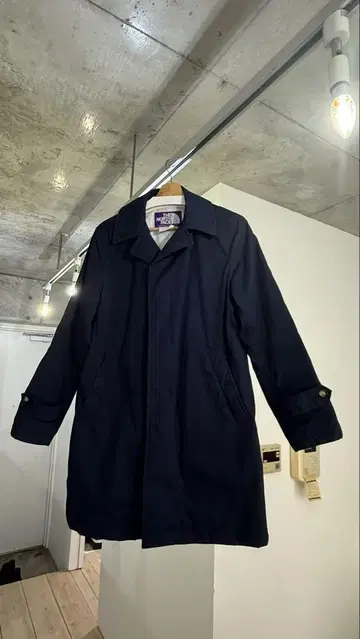 네이비 스텐카라 코트