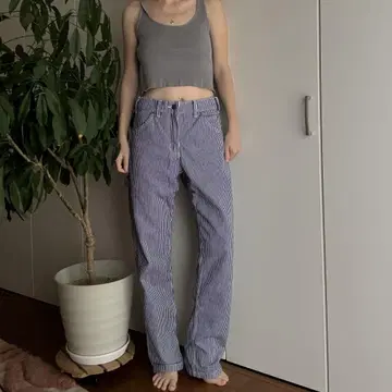 Dickies 스트라이프 카고 팬츠 28 사이즈