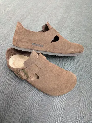 BIRKENSTOCK 런던 스웨이드 브라운