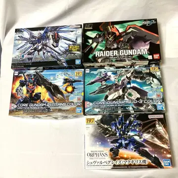 건담 프라모델 HG 5세트 미사용