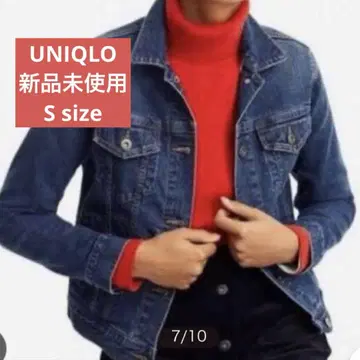 최종 가격 인하 UNIQLO G 데님 자켓 여성용 자켓 S