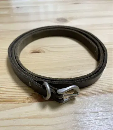 핸더 스킴 내로우 벨트 블랙