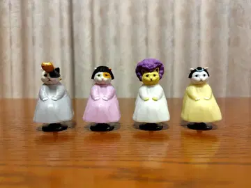 잘 어울리세요, 고객님 가챠 4체 세트 고양이 피규어