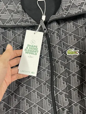 LACOSTE 기하학 패턴 자켓 새상품