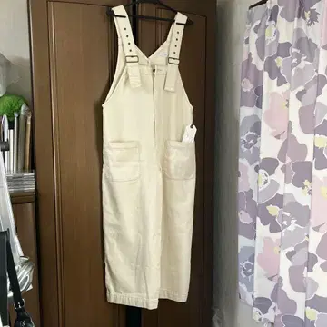 아이보리 코튼 살로펫 2 포켓