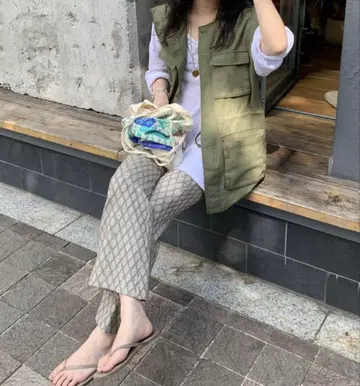 SHENERY 노카라 밀리터리 베스트