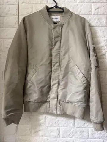 MOUSSY MA-1 자켓 사이즈 2 베이지