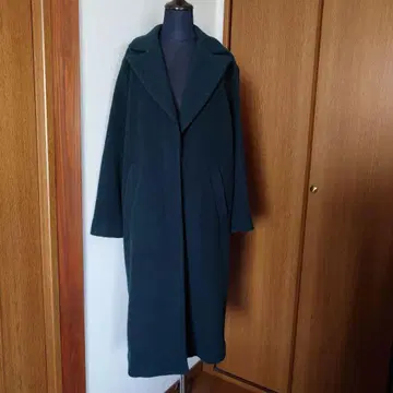 MURUA 다크 그린 롱 코트