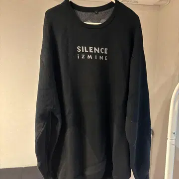 SILENCE izmine 블랙 맨투맨 L