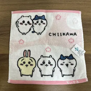 택 포함 새상품 치이카와 손수건 핸드 타월
