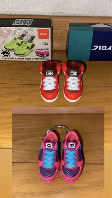 닌텐도 신발 키링 컬렉션 스프라툰 2개