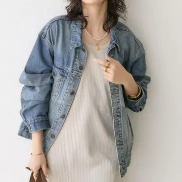 새상품 리브 드와 [걸치기만 해도 멋스러워지는] 데님 자켓 G