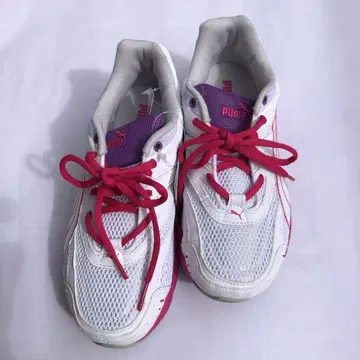 Puma 러닝화 화이트/핑크
