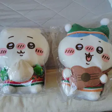 미사용 치이카와 (먼작귀) 봉제 인형 세트 A상 B상