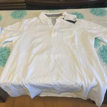 JOSEPH ABBOUD 화이트 피케 셔츠 M