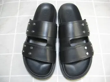[새상품급] ZARA 스터드 청키 샌들 블랙 40
