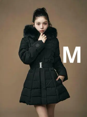 Darich 레이디 미디 다운 코트 블랙 2024