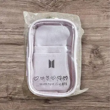 BTS GELATO PIQUE loves BTS 파우치 핑크 젤라피케