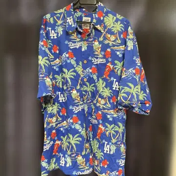 LA Dodgers 하와이안 셔츠