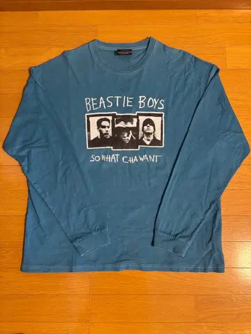 Beastie Boys 긴팔 티셔츠 블루
