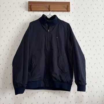 TOMMY HILFIGER 리버서블 네이비 집업 점퍼