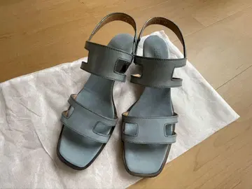 HIROFU 블루 그레이 샌들 24.0cm