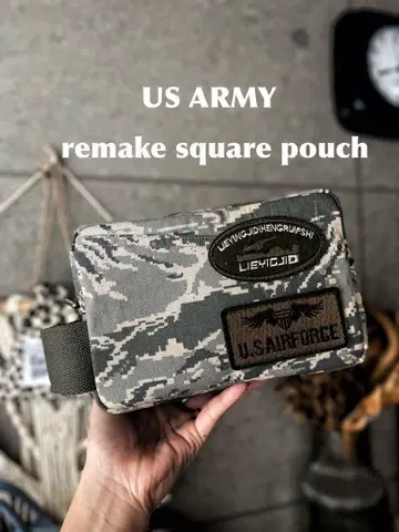 USARMY 미군 불하 위장복 리메이크 파우치 새상품 리메이크