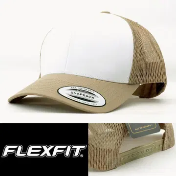 메쉬 캡 모자 FLEXFIT 카키/화이트 17780127