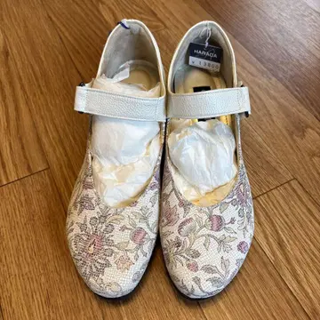 HARADA N 13800 꽃무늬 플랫슈즈 23cm