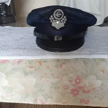 택시 운전사 모자 네이비 메쉬 캡 엠블럼 포함