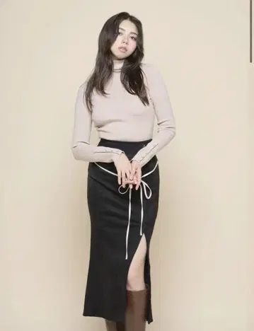 [정품] andmary Ribbon mermaid skirt