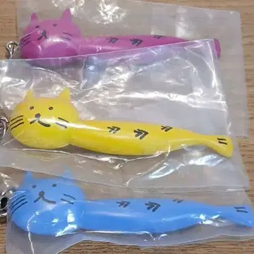 열빙어 고양이 마스코트 3개 세트! 캡슐 토이 판매 종료품 레어