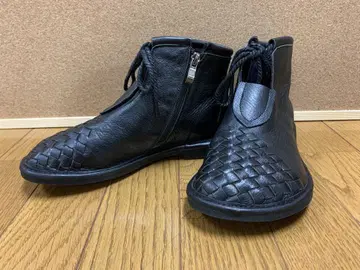 Hina Day Green 소가죽 숏부츠 블랙 23.5cm 새상품급