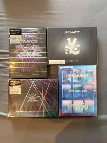 SnowMan 라이브 Blu-ray 세트